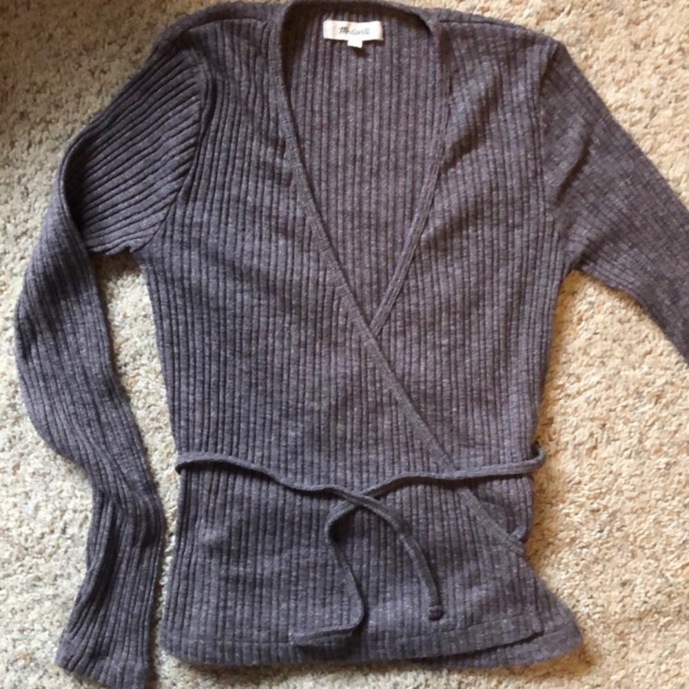Madewell wrap shirt